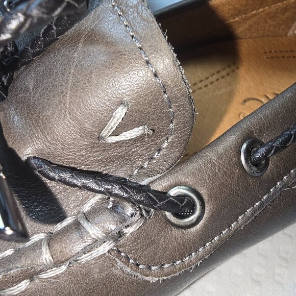 MENS VIONIC MERCER LUCA SHOE SLIP-ON LOAFER MOCASSIN GRAY SIZE 8 NWOT - Picture 7 of 10